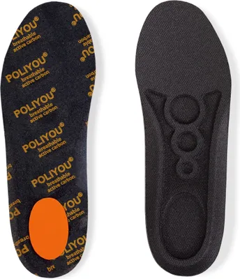 Produktbild von Worker Walker Poliyou Active Pro Anti-Schweiß-Einlegesohlen für Arbeitsschuhe - Größe 46 EUR