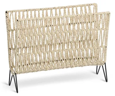 Obrázok produktu pre zeller stojan na časopisy BOHO WHT 15x3x38 cm farebný
