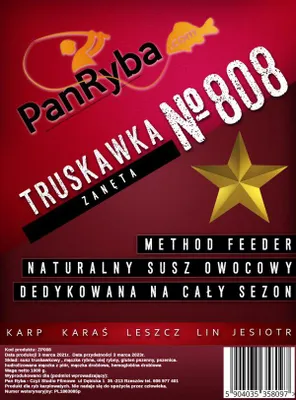 Zdjęcie produktu dla Zanęta Method Feeder 808 Truskawka Pan Ryba