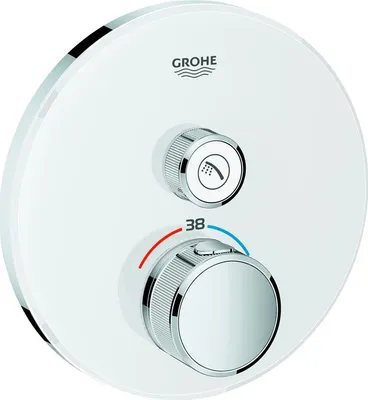 Zdjęcie produktu dla GROHE 29150LS0, Wanna, Zawory obrotowe, Metal, Biały