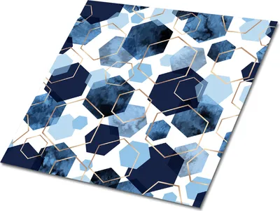 Obrázek produktu pro Geometrické Abstrakce. – Samolepicí Dlaždice – PVC Obklady – Vinylové Obklady – 3D Samolepicí Panely – Obklady do Kuchyně a Koupelny – Nálepky na Dlaždice – 9 kusů 30x30 cm