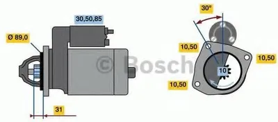 Produktbild von BOSCH 0 986 023 210 Starter Anlasser 4kW für MAN TGL 24V LKW