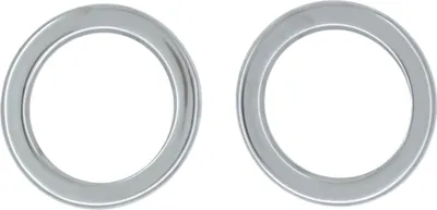 Image de Cadre chromé en acier inoxydable pour les phares antibrouillard de la Renault Clio 4 IV 2012-17