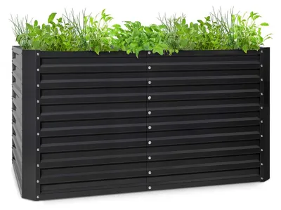 Immagine prodotto di Letto da giardino rialzato - Fioriera orto - 200 x 90 x 100 cm - 1800 l - Antracite