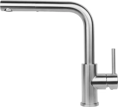 Produktbild von Reginox Armatur R34583 PALM Edelstahl gebürstet mit ausziehbarem Auslauf / Küchenarmatur / Einhebelmischer / Mischbatterie