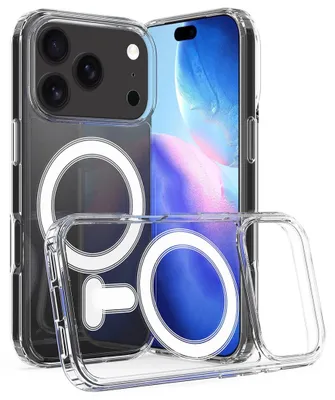 Produktbild von MagSafe TPU Handyhülle für Apple iPhone 18 Pro Max Magnet Stoßschutz Transparent