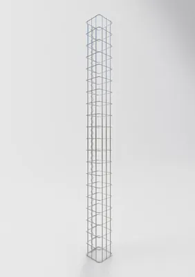 Produktbild von Gabionensäule eckig 17  cm x 17  cm, 200 cm Höhe, MW 5 cm x 10 cm