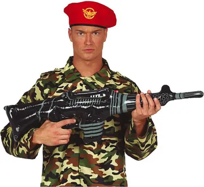 Produktbild von Guirca Aufblasbares Maschinengewehr 90 Cm One Size