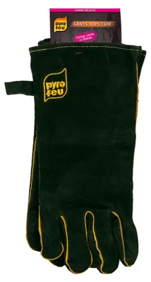 Produktbild von PYROFEU x2 Hitzebeständige Lederhandschuhe 300 ° C