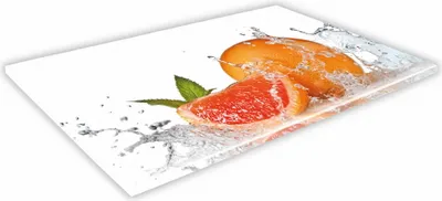Zdjęcie produktu dla SZKLANA DESKA KUCHENNA 60x30 56d Grejfrut