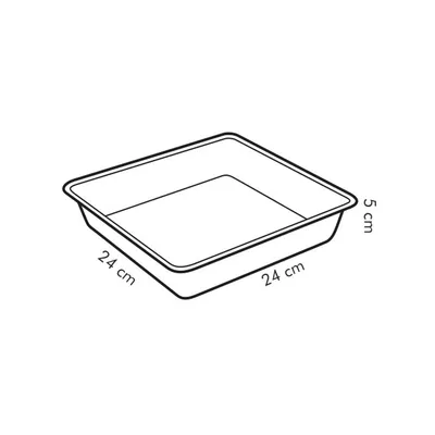 Obrázek produktu pro Tescoma Plech na pečení čtvercový DELICIA 24 x 24 cm