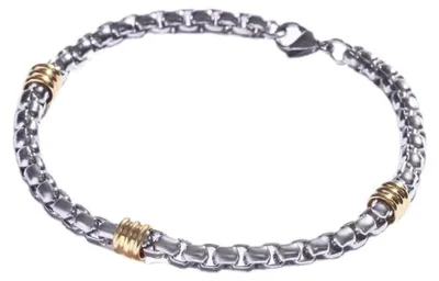 Produktbild von Zweifarbiges Stahlarmband fü r Herren MCGB5072SG