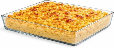 Imagen del producto de Moldes de vidrio borosilicato Silecomplaza para horno, fuentes para horno, aptos para microondas y lavavajillas, transparentes, de 35,6 x 25,4 x 5,8 cm