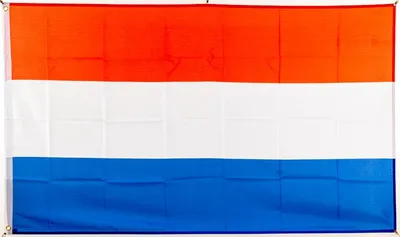 Produktbild von Nationalflagge Niederlande 90 cm x 1,5 m, aus reißfestem, widerstandsfähigem Polyester mit Messing-Ösen