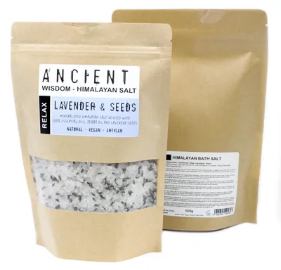 Immagine prodotto di Miscela di sale da bagno dell'Himalaya - 500 g - Per un momento di relax