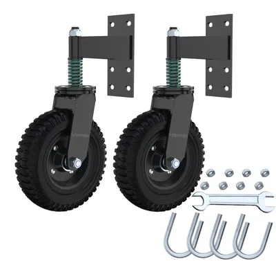 Schwerlast-Lenkrolle 20 cm, 275 kg, 2 Stück, für Metallrohre