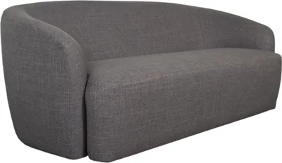 Produktbild von Mr. Deko Lounge Sofa Loconia 2,5-Sitzer grau aus Strukturstoff mit Armlehnen