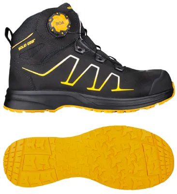 Image de Solid Gear Reckon Chaussures de sécurité, EN 20345 S3, SRC, ESD Black-44