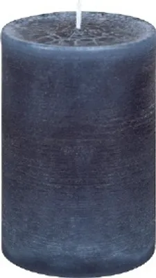 Produktbild von Stumpenkerze Rustic Petrol 10 x Ø 6 cm, Kerze in , durchgefärbte Kerze für Hochzeit, Deko, Weihnachten, Adventskranz