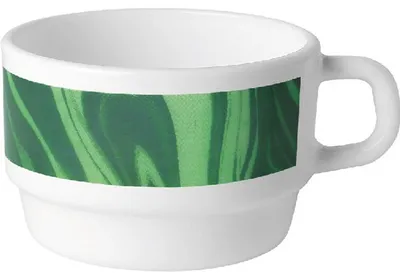 Productafbeelding van BORMIOLI ROCCO Careware koffiekop, groen, inhoud: 0,22 liter