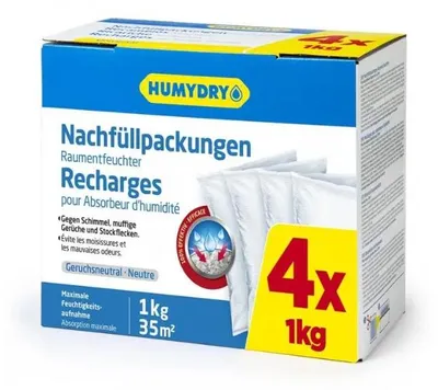 Obrázok produktu pre HUMYDRY náplne 4x1kg pre odvlhčovače, 60004C3