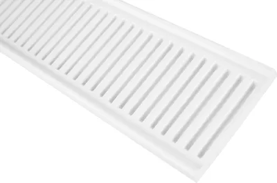 Produktbild von GRAND DECOR Stuckleisten Wand flach Barock Stil, PolyurethanHartschaum weiß - 2m Wandleisten gemustert Dekorleisten zum kleben Deckenstuck (2 Meter CR751)