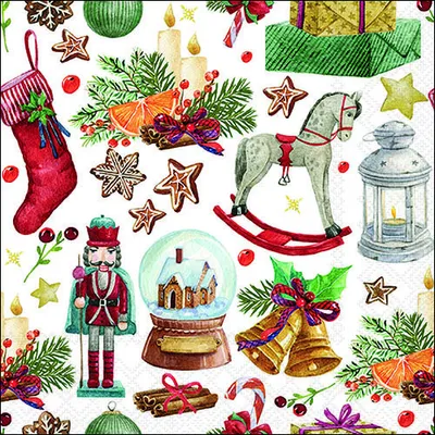 Produktbild von Weihnachten – Servietten Lunch – Napkin Lunch – Format: 33 x 33 cm –
