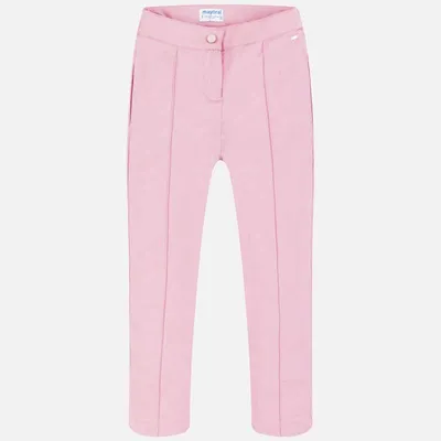 Immagine prodotto di Collant a vita alta per bambine, tessuto liscio, colore rosa, taglia 140