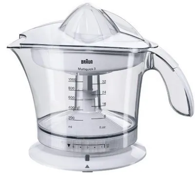 Image de Braun MPZ 9 Presse-agrumes, 20 watts, capacité 1 l, boîtier plastique, passe au lave-vaisselle