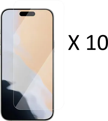 Immagine prodotto di Pellicola protettiva per schermo iPhone 17, vetro temperato, confezione da 10