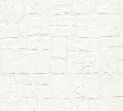 Produktbild von A.S. Création Strukturprofiltapete Simply White 4 Tapete weiß 10,05 m x 0,53 m 204042 2040-42