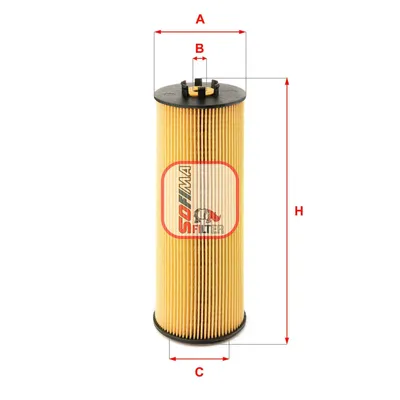 Obrázok produktu pre Olfíliter SOFIMA S 5019 PE, náhradný filter pre vozidlá: AUDI A4 Avant (8ED, B7), AUDI A4 Avant (8E5, B6), AUDI A4 Limousine (8D2, B5), AUDI A4 Avant (8D5, B5) a VW PASSAT Variant