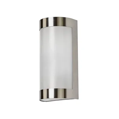 Produktbild von Lindby Außenwandlampe Alvin, 26 cm, Edelstahl, IP44, E27