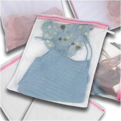 Produktbild von Wäsche-Waschbeutel Netz Mit Reissverschluss 30X40Cm 5Er Set