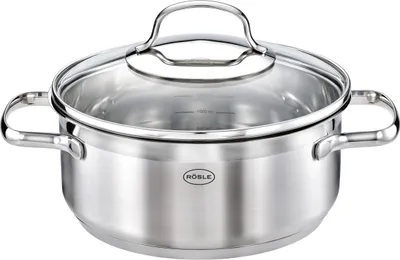 Produktbild von RÖSLE Bratentopf Style Ø 20 cm mit Glasdeckel