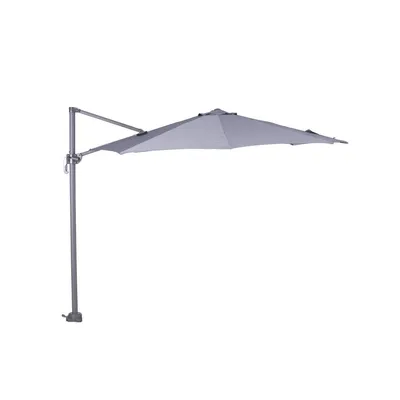Produktbild von Garden Impressions Hawaii S Sonnenschirm - Ø300 carbon black/ Hellgrau