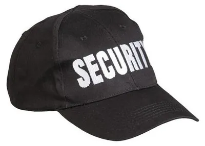 Immagine prodotto di Cappellino da baseball SECURITY schwarz
