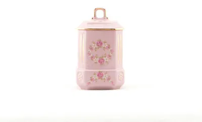 Produktbild von Spross 11 cm, rosa Porzellan, Blumen, Leander