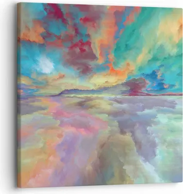 Produktbild von Bild auf Leinwand - Leinwandbild - Abstraktion modern - 30x30cm - Wand Bild - Wanddeko - Wandbilder - Leinwanddruck - Bilder - Kunstdruck - Wanddekoration - Leinwand bilder - Wandkunst - AC30x30-4027