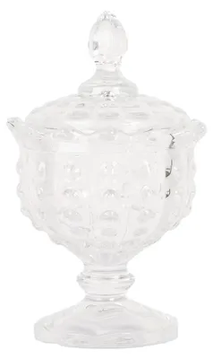 Produktbild von Clayre & Eef Vorratsglas Ø 9x16 cm Transparant Glas