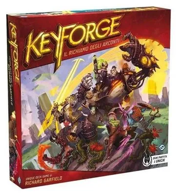 Produktbild von KeyForge: Il Richiamo degli Arconti – Mazzo Arconte (Italienische Ausgabe) – Brettspiel – Asmodee Italia – 2 Spieler – 14+