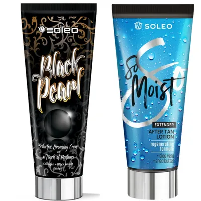 Produktbild von Soleo Black Pearl + So Moisture After Sun Gratis