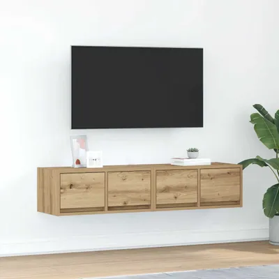 Produktbild von TV-Schränke 2 Stk. Artisan-Eiche 60x31x25,5 cm Holzwerkstoff