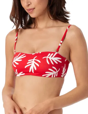 Produktbild von Schiesser Damen Bandeau Bikini Top - Mix & Match Coral Life