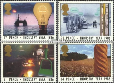 Produktbild von Briefmarken Großbritannien 1986 Mi 1056-1059 (kompl.Ausg.) postfrisch Industrie