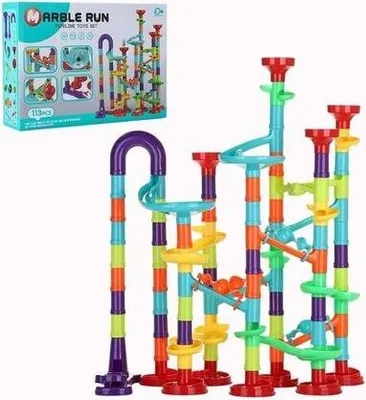 Obrázok produktu pre Bavytoy kreatívna mramorová dráha - 113 kusov