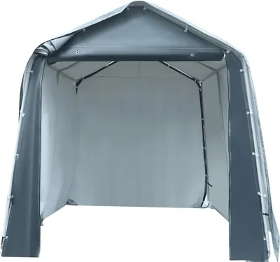 Produktbild von Campingzelt - Trekkingzelt - 2 Personen - Einwandig - Stahlgestänge - 201T Polyester - Wasserdicht - 1 Schlafkabine - Grau