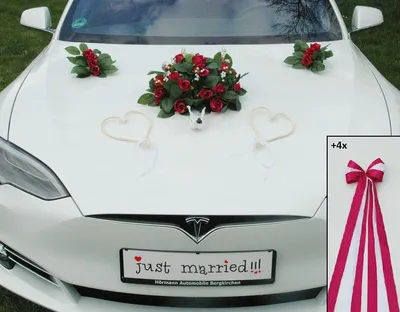 Immagine prodotto di Decorazioni floreali per auto da sposa