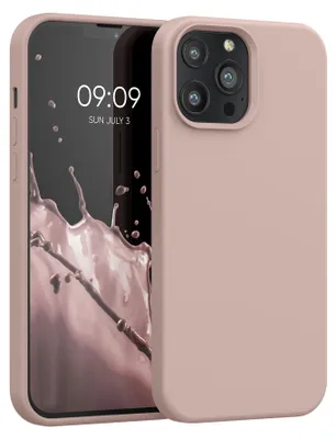 Produktbild von kwmobile Handyhülle für iPhone 13 Pro Max Hülle, für iPhone 13 Pro Max Case - Hülle Silikon - kabelloses Laden - Altrosa