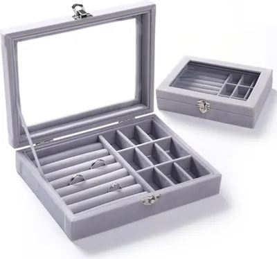 Produktbild von Szkatułka na biżuterię kuferek organizer pudełko PD132SZ